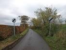 near to Moscow, East Ayrshire, Great Britain. Country road leaving Moscow - via Daymix