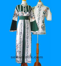 Baju Gamis Batik Sarimbit Modern SGB33 Baju Muslim Batik