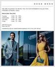 New York Sample Sales - Hugo Boss Friends &amp; Family Sample Sale