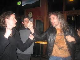 Aisling Crean and Karen Bennett (from AAP 2005 photos). Materialist-Dualist Showdown: With Karen Bennett (from AAP 2005 photos) - boxing
