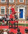 four hula hoops in the air - via Daymix