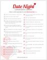 Valentine's Day Ideas: Free Printable Date Night Conversation