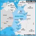 Map of Irish Sea - Irish Sea Map Loaction, World Seas - World Atlas