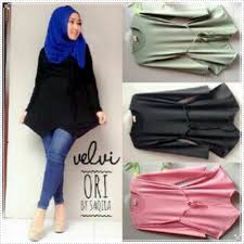 Grosir Baju Hijab Velvi Top | Distro Kaos Surfing Termurah Se ...