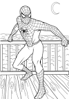 Marvel coloring page