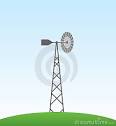 of rural windmill