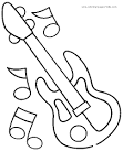 Music coloring page