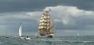 'Europa', Tall Ships Belfast 2009. The barque 'Europa' in Belfast Lough as - via Daymix