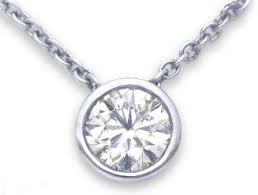 Diamond Solitaire Pendant