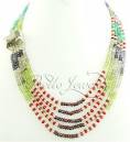 Multi Gemstone Bead Necklace - Multi Gemstone Bead Necklace ... 