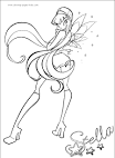 Winx Club coloring page