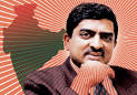 Software entrepreneur Nandan Nilekani is on stage at TED2009. - nandann