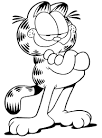 Garfield coloring page