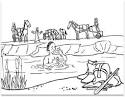 Elisha coloring page