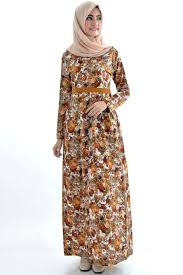 Model Baju Gamis Muslim Terbaru 2015 Untuk Resepsi