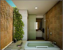 30 Desain Kamar Mandi Minimalis Nuansa Alam Dengan Batu Alam ...