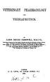 Veterinary pharmacology and therapeutics. (Open Library)