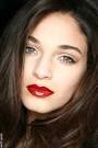 in on a bold, red lip.