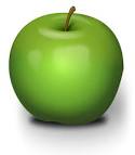 Clipart - Photorealistic Green Apple