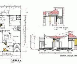 denah lengkap rumah type 70 sederhana 1 lantai � Desain tipe rumah