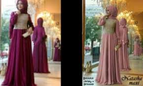 Maxi Dress Anggun Fatimah Brokat+Pashmina Online - http://www ...