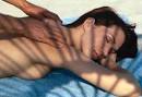 massagem na praia