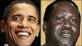 Barack Obama and Raila Odinga