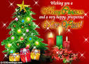 Merry Christmas N Happy New Year! Free Spirit of Christmas eCards.