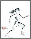 Cross Country Running Painting - Star Tracks - Runner Paintings ...