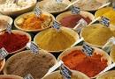 colourful spices in a french