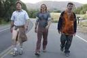 Dale Denton (Seth Rogen, left), Saul Silver (James Franco, center ...