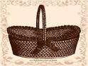 Free Victorian Crochet Pattern: Straw Basket with Silk Crochet Work
