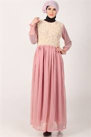 Trend Baju Muslim Brokat Model Gaun Pesta Terbaru