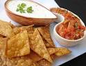 Corn Chips with Salsa &amp; Sour Cream - Indian Food Recipes | Andhra ...