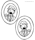Tintin coloring page