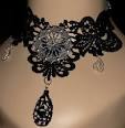 Black and Silver Lace Victorian Choker Necklace | review | Kaboodle