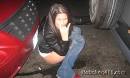 girl peeing between cars in Hoboken | Flickr - Photo Sharing!