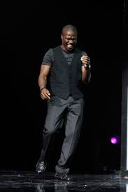 Kevin Hart in Christian Louboutin Black Leather Rollerboy Spike ...