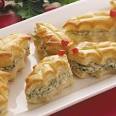 Puff Pastry Holly Leaves Recipe | Taste of Home Recipes