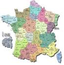 CARTE DE FRANCE : Départements Régions Villes - Carte France