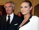 Flavio Briatore and Heidi Klum