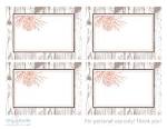 Pine cone free wedding invitation templates | Woodland wedding