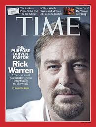 Rich Warren is a Christian leader with a global audience. Rick Warren, perhaps the nation&#39;s most influential evangelical pastor, has tweeted he would “go to ... - rick-warren-time-mag