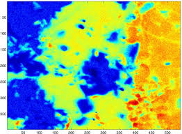 The image (courtesy Dr. Karen Appel, Dr. Manuela Borchert and Dr. Martin Tolkiehn, DESY) shows a Charnokite Sr K-fluorescense scan acquired at the HASYLAB L ...