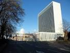 This 165-foot office block was modelled on the UN building in New York City. - via Daymix