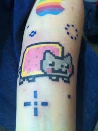 Nyan Cat tattoo