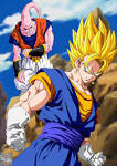 Vegeth vs super buu - Dragon Ball All Fusion Fan Art (33903399.