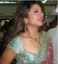 Rambha+cute+nude+saree