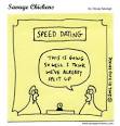 Follow me! » Speed dating jokes