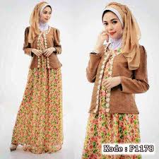 Setelan Sifon P1178 Kombi Blazer - Busana Wanita Modern